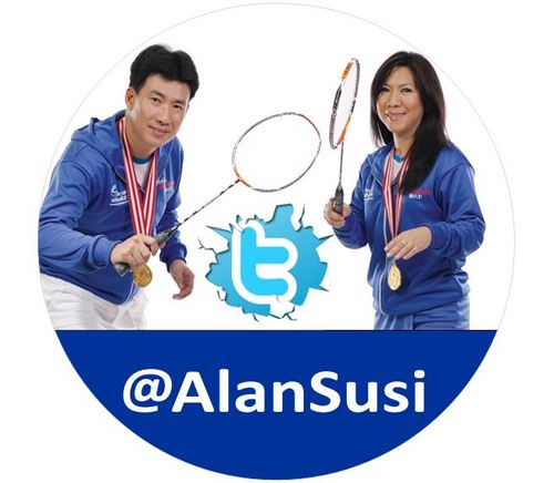 Berusaha mencapai prestasi yang membanggakan. Official Twitter account, Alan Budikusuma - Susy Susanti
