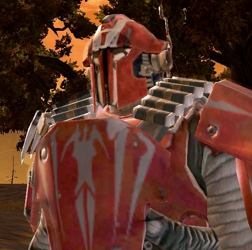 I'm just a bounty hunter trying to get rich and famous. Nothing special.