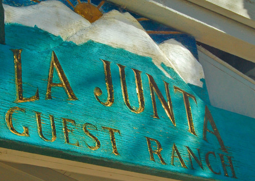 La Junta (Lah Hoonta) Guest Ranch, Ruidoso/Alto, NM. Lodging for 1 or 60. You'll love the remodel &  forested seclusion!  Book your stay now!  (800) 443-8423