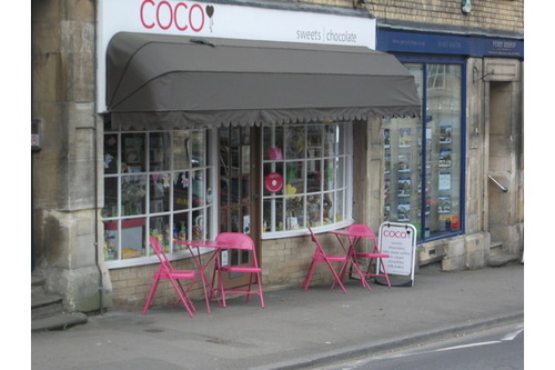 We are a chocolate and sweet shop in Nailsworth, Gloucestershire, covering wide range of products.