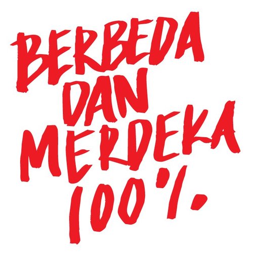 Berbeda dan merdeka 100%. 
Gerakan Inisiatif bersama untuk keberagaman & kemanusiaan di Indonesia.
