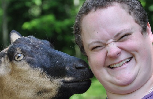 ufarmgirl's profile picture. An Ohioan with a menagerie of dogs, cats, chickens, and horses, living on an urban farm while following her dream to write lesbian fiction.