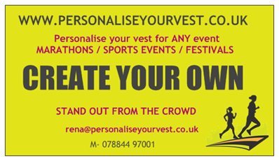 RenaVest's profile picture. Personalise Your Vest with our fab  CREATE YOUR OWN design tool. Stand out from the crowd. Marathons, festivals, sports events. Get Creative Charities welcome!