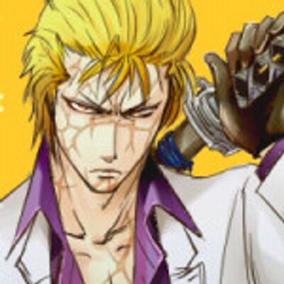 参百 トリコ巻 金髪オールバックってだけで一龍ちゃんがマッチ さんに空目しちゃうんだけど そしたら右は老後の鉄平さんかな とか思ったら上の黒髪は滝さんか 滝さん進化しすぎだろ