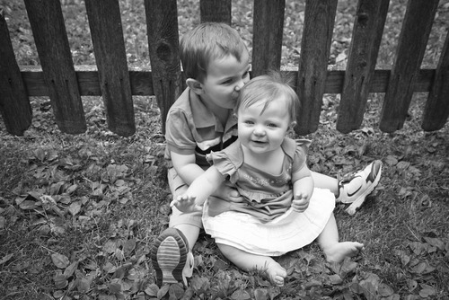 I'm married to the most wonderful man ever and we have two wonderful children...and two crazy dogs
