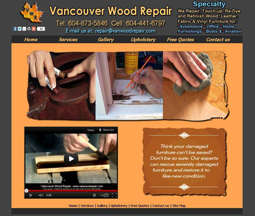 We Repair, Refinish & Upholster all kinds of furniture.