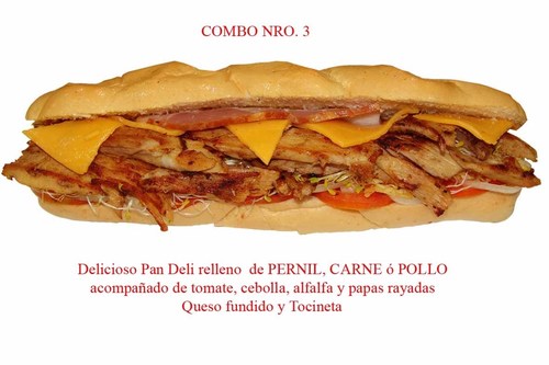 La única Franquicia de Sandwich de Pernil! DEMASIADO BUENO!!!