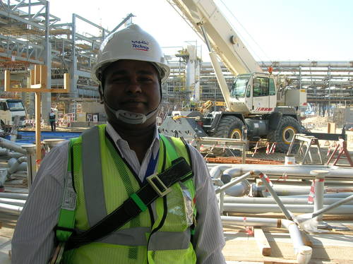 currently at Aljubail site, Saudi Arabia