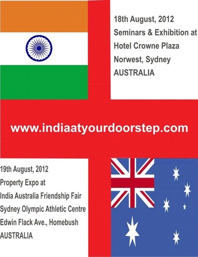India at your Doorstep is a unique Property Expo due to be held at Sydney, Australia. This event is being organised by Assetfortune Pty. Ltd. in collaboration