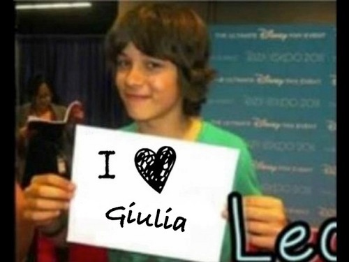 Hi, I'm a italian girl. I'm 14 years old and i like cooking, karate and watch Leo Howard on TV