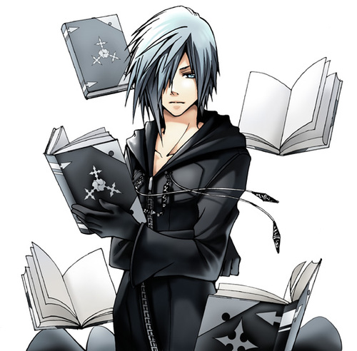 …*Reading a book*…
(KH RP; Alternate Universe version.)