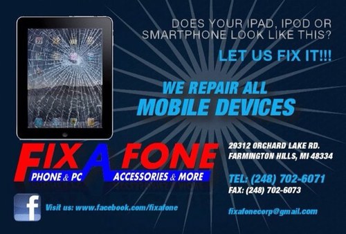 fixafonecorp's profile picture. Your number one shop for all your phone, computer and mobile device repair. Also a full line of accessories at the lowest prices in town!!