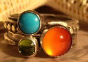 Unique Artisan Jewelry
Specializing in one of a kind hand stamped personalized family, name and inspirational   designs and gemstone stacking rings.