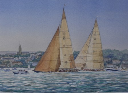 Professional marine artist based in Gosport, Hampshire. Regularly exhibit work across the South and take commissions on most maritime subjects.