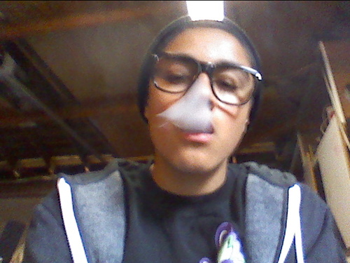 chillin n blazin in SJ have a HIGH TIME with my niggas. hit a nigga up.