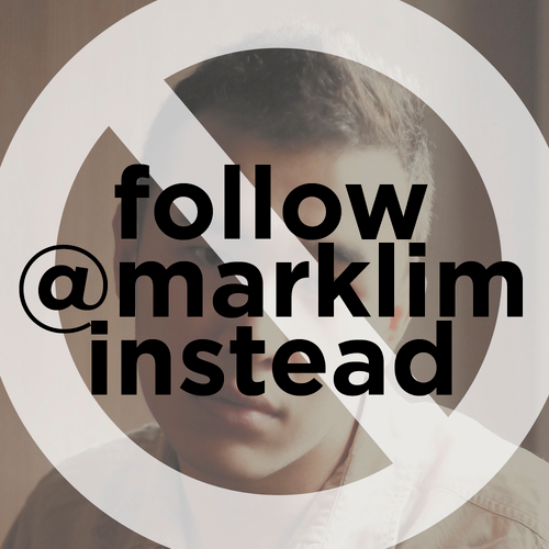 themarklim's profile picture. my real account is at @marklim