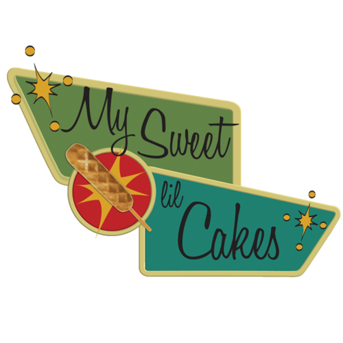 My Sweet Little Cakes is a 1950’s themed mobile food diner that bakes and sells delicious healthy varieties of pancakes on a stick.