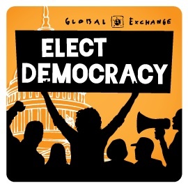 ElectDemocracy's profile picture. Democracy belongs to the people, not the highest bidder.

Join our @GlobalExchange campaign to Elect Democracy and get Wall Street $$ out of our democracy.