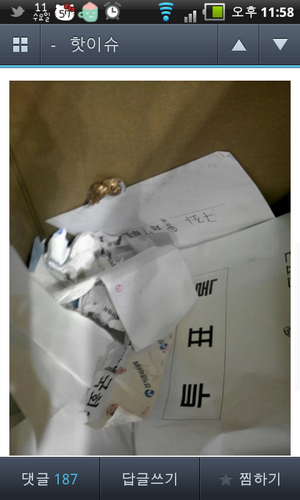 모두 비우련다. 하나, 둘...