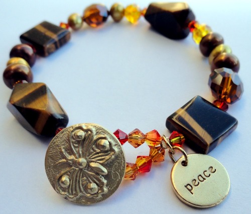 I create one-of-a-kind beaded jewelry to help women express their unique style.  My Etsy shop is at:  http://t.co/ZV0WT4TE