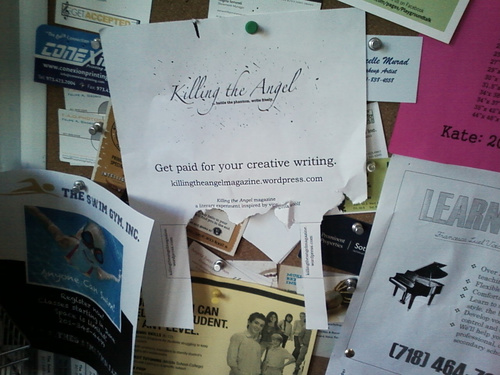 KillingTheAngel's profile picture. Killing the Angel is a literary magazine that explores the conflicts, joys, and complications of humanity.