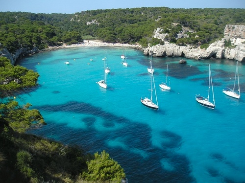 Menorca... the green island! The color of healing and hope, the calming effect... Spend a day in paradise!