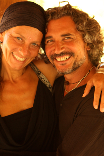 Niamaste Philippe and Sabine, White Belt Nia trainers, Black belt Nia teachers, organizers of the 10 days Nia in India holistic retreat