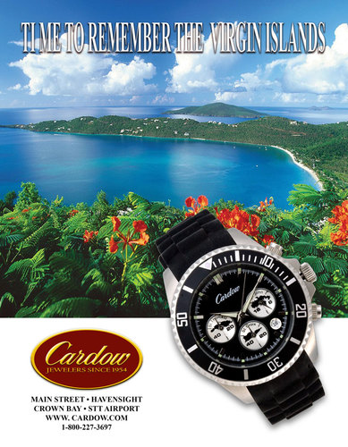 The oldest jewelry store in the Virgin Islands, Cardow Jewelers, a local company, was established in 1954.  Visit us on Facebook or call at (340)776-1140