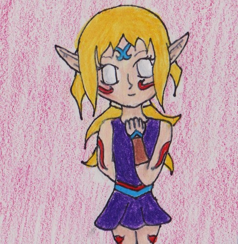 (youngest daughter of @Princess_Zelda7 and @_Oni_Link_ ) *giggles*