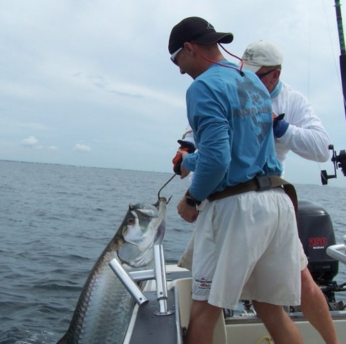 ralanmarcum's profile picture. Chris and me doing work on that tarpon.