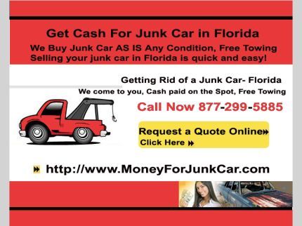 We Buy Junk Cars For Cash in Broward county,FL . 

We buy junk cars running or not. We pay top dollar for your junk 
car vehicle  Broward county,FL .