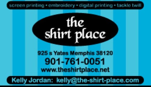 925 South Yates Memphis, TN Contact us by phone at 901-761-0051 theshirtplace@yahoo.com https://t.co/opCY2x4pVL