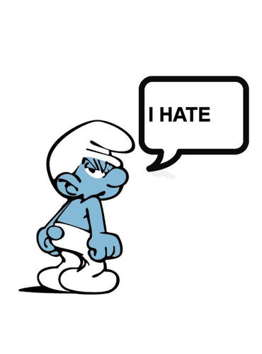 Résultat de recherche d'images pour "grouchy smurf"