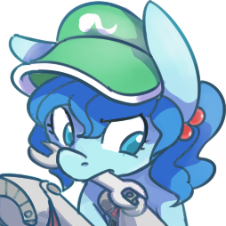 kappamakikyuuri's profile picture. A timid seapony and master engineer. (#Touhorse)
