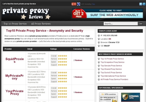 Top10 Private @proxyservicez Reviews.Use @private_proxy..Anonymous surfing..Xrummer Scrapebox proxies for IM..Verified Craigslist VOIP..Unblock Youtube...