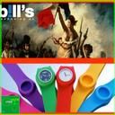 Bill's Technologies, relojes deportivos de ultima generación, elaborados con materiales hipoalergénicos, con correas tipo slap, en múltiples colores y diseños.