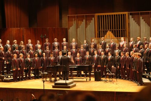 Ball State's all-male choir.