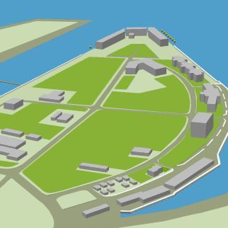 Alter Holzhafen in #Wismar. Moderner Wirtschaftsstandort an der Hafenspitze.