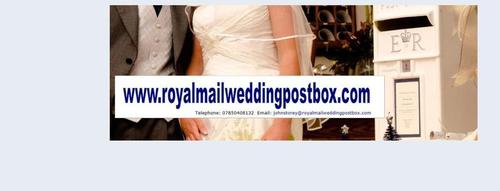 Weddings. Royal Mail Wedding Post Box