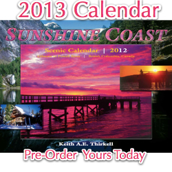 Award winning photography capturing scenic images of the Sunshine Coast, BC. Interactive online calendar 2!