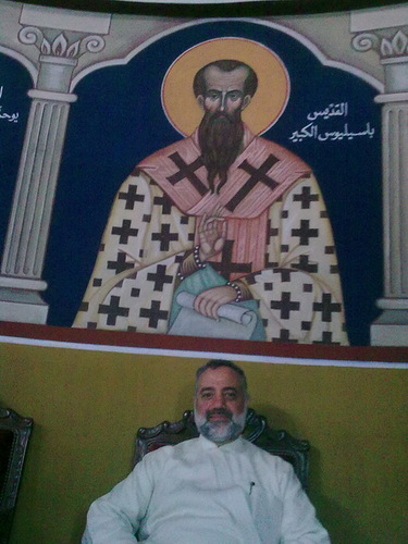 Orthodox priest in Tripoli EL-Mina north Lebanon