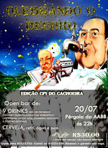 Festa promovida pela organização do Projeto POLITEIA, estamos aqui para tirar qualquer dúvida sobre a Festa. Todas as novidades serão postadas aqui.