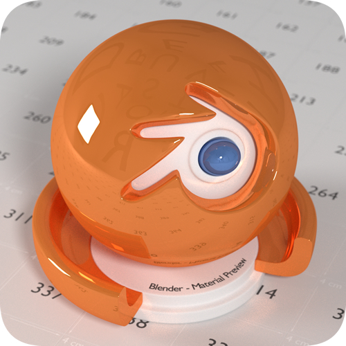 the Blender material library