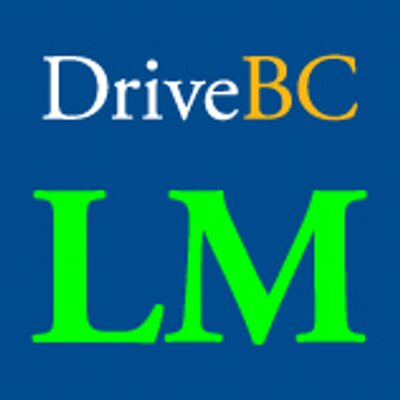 drivebc lm on twitter bchwy1 vehicle incident westbound west of