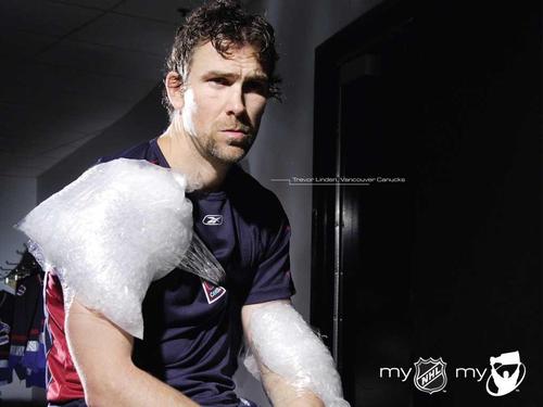 Sportsbook Worker living life by the motto - What would Trevor Linden do?