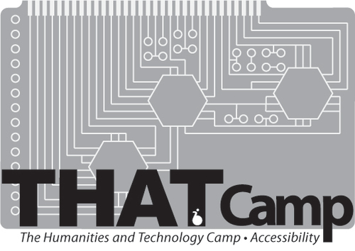 THATCAMPAccess's profile picture. THATCAMP_Access will explore how technology can widen access 2 Digital Humanities by making it more 'accessible' in every sense of the word.