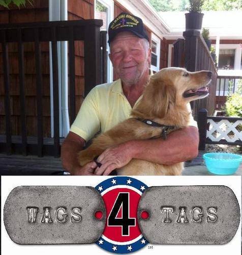 Wags4Tags's profile picture. Uniting psychologically/emotionally impaired Vets in NC w/ trained Companion, Emotional Support Dogs rescued from kill shelters so the 2 can heal together.