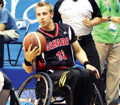 Leo & Hayden's Dad...Colleens Boo....London 2012 Paralympic Gold Medalist as a member of the  Canadian Wheelchair Basketball Team ....a joker.