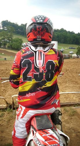 Names Cody Earles, 20, I Race motocross #258!