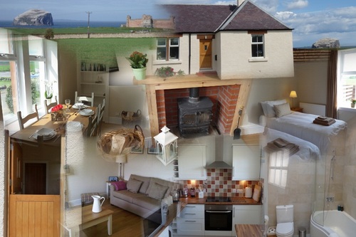 Tantallon Cottage is a self catering property which sleeps up to 6 people.  Set in beautiful East Lothian country side with fabulous views to the Bass Rock.